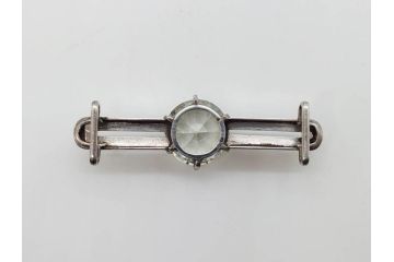 クオーツ　アメジスト　SILVER(シルバー)　キラリと輝く帯留6点セット(銀、帯留め、着物道具、和装小物、アクセサリー、紫水晶、石英)(R-081009)