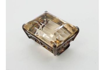 クオーツ　アメジスト　SILVER(シルバー)　キラリと輝く帯留6点セット(銀、帯留め、着物道具、和装小物、アクセサリー、紫水晶、石英)(R-081009)