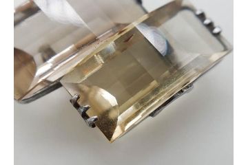 クオーツ　アメジスト　SILVER(シルバー)　キラリと輝く帯留6点セット(銀、帯留め、着物道具、和装小物、アクセサリー、紫水晶、石英)(R-081009)
