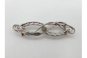クオーツ　アメジスト　SILVER(シルバー)　キラリと輝く帯留6点セット(銀、帯留め、着物道具、和装小物、アクセサリー、紫水晶、石英)(R-081009)