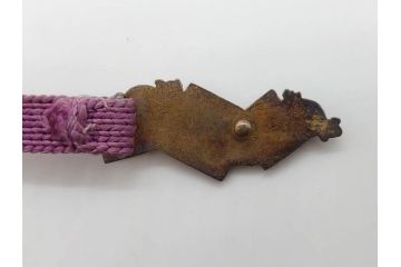 アンティーク　時代物　金工　彫金　気品を感じる帯留7点セット(在銘作家物、弘光、ハト、鳩、ツル、鶴、花、波に千鳥、観世水、帯留め、着物道具、和装小物、アクセサリー、ケース付き)(R-081012)