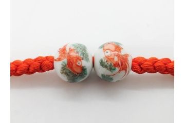 アンティーク　時代物　さりげない美しさのある帯留4点セット(金魚、龍、竜、花、帯留め、帯締め、着物道具、和装小物、アクセサリー)(R-081014)