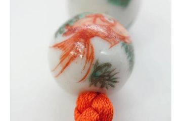 アンティーク　時代物　さりげない美しさのある帯留4点セット(金魚、龍、竜、花、帯留め、帯締め、着物道具、和装小物、アクセサリー)(R-081014)