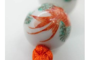 アンティーク　時代物　さりげない美しさのある帯留4点セット(金魚、龍、竜、花、帯留め、帯締め、着物道具、和装小物、アクセサリー)(R-081014)