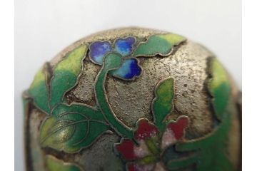 アンティーク　時代物　さりげない美しさのある帯留4点セット(金魚、龍、竜、花、帯留め、帯締め、着物道具、和装小物、アクセサリー)(R-081014)