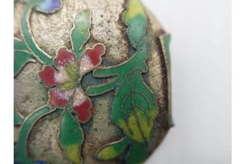 アンティーク　時代物　さりげない美しさのある帯留4点セット(金魚、龍、竜、花、帯留め、帯締め、着物道具、和装小物、アクセサリー)(R-081014)