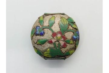 アンティーク　時代物　さりげない美しさのある帯留4点セット(金魚、龍、竜、花、帯留め、帯締め、着物道具、和装小物、アクセサリー)(R-081014)
