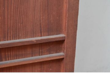 アンティーク建具　どこか懐かしさを感じる扉1枚(ドア、木製扉、ガラス扉)(R-081020)
