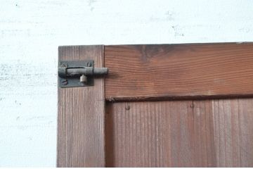 アンティーク建具　どこか懐かしさを感じる扉1枚(ドア、木製扉、ガラス扉)(R-081020)