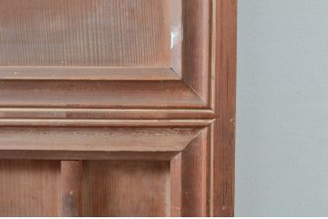 アンティーク建具　高級　特注品!!　上手物　凝ったデザインが目を惹かれる扉1枚(ドア、木製扉)(R-081021)