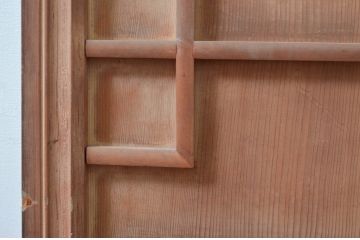 アンティーク建具　高級　特注品!!　上手物　凝ったデザインが目を惹かれる扉1枚(ドア、木製扉)(R-081021)