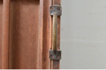 アンティーク建具　高級　特注品!!　上手物　凝ったデザインが目を惹かれる扉1枚(ドア、木製扉)(R-081021)