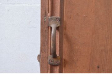 アンティーク建具　高級　特注品!!　上手物　凝ったデザインが目を惹かれる扉1枚(ドア、木製扉)(R-081021)