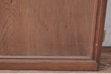 アンティーク建具　高級　特注品!!　上手物　凝ったデザインが目を惹かれる扉1枚(ドア、木製扉)(R-081021)