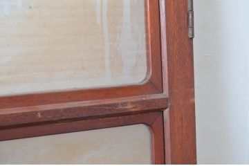 アンティーク建具　ノスタルジックで味わいのあるドア1枚(扉、ガラス扉、木製扉)(R-081022)