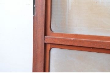 アンティーク建具　ノスタルジックで味わいのあるドア1枚(扉、ガラス扉、木製扉)(R-081022)