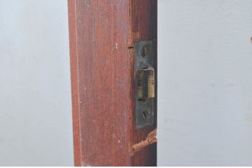 アンティーク建具　ノスタルジックで味わいのあるドア1枚(扉、ガラス扉、木製扉)(R-081022)