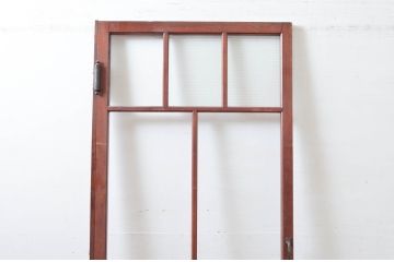 アンティーク建具　昭和レトロな雰囲気感じるドア1枚(扉、ガラス扉、木製扉)(R-081023)