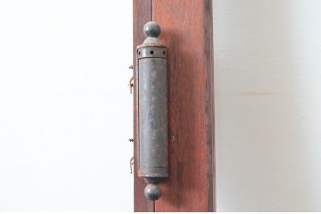アンティーク建具　昭和レトロな雰囲気感じるドア1枚(扉、ガラス扉、木製扉)(R-081023)