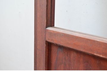 アンティーク建具　昭和レトロな雰囲気感じるドア1枚(扉、ガラス扉、木製扉)(R-081023)