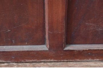 アンティーク建具　昭和レトロな雰囲気感じるドア1枚(扉、ガラス扉、木製扉)(R-081023)