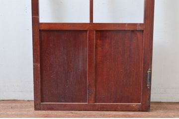 アンティーク建具　昭和レトロな雰囲気感じるドア1枚(扉、ガラス扉、木製扉)(R-081023)