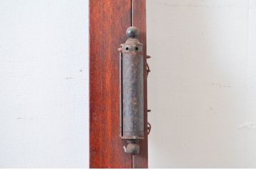 アンティーク建具　昭和レトロな雰囲気感じるドア1枚(扉、ガラス扉、木製扉)(R-081023)