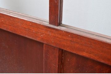 アンティーク建具　昭和レトロな雰囲気感じるドア1枚(扉、ガラス扉、木製扉)(R-081023)