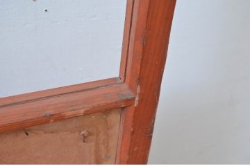 アンティーク建具　木の温かみある風合いが魅力的なドア1枚(扉、ガラス扉、木製扉)(R-081024)