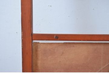 アンティーク建具　木の温かみある風合いが魅力的なドア1枚(扉、ガラス扉、木製扉)(R-081024)