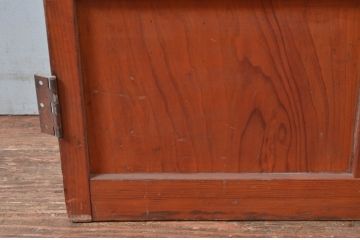 アンティーク建具　木の温かみある風合いが魅力的なドア1枚(扉、ガラス扉、木製扉)(R-081024)
