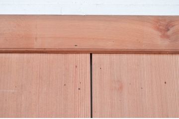 アンティーク建具　激レア　希少!!　迫力のあるライオンと細部まで描かれた雁(ガン)の図柄が目を惹かれる板絵戸3枚セット(引き戸、板戸、獅子、鳥)(R-081028)