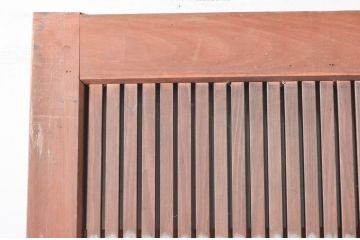アンティーク建具　上手物!!　関西地方　上質な和の空間を演出する作りの良い格子蔵戸1枚(格子戸、引き戸、玄関戸)(R-081032)