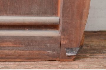 アンティーク建具　上手物!!　関西地方　上質な和の空間を演出する作りの良い格子蔵戸1枚(格子戸、引き戸、玄関戸)(R-081032)