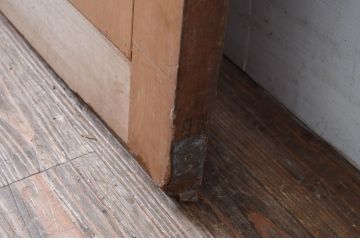 アンティーク建具　上手物!!　関西地方　上質な和の空間を演出する作りの良い格子蔵戸1枚(格子戸、引き戸、玄関戸)(R-081032)