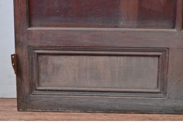 アンティーク建具　大正～昭和初期　希少デザイン　特大!! 空間の主役になる古い洋館のミラー付きドア1枚　(R-081034)