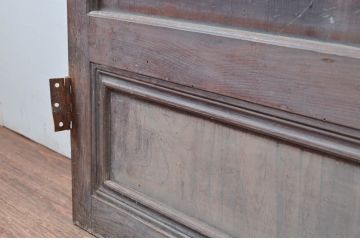 アンティーク建具　大正～昭和初期　希少デザイン　特大!! 空間の主役になる古い洋館のミラー付きドア1枚　(R-081034)