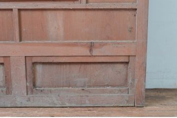 アンティーク建具　大正～昭和初期　希少デザイン　特大!! 空間の主役になる古い洋館のミラー付きドア1枚　(R-081034)