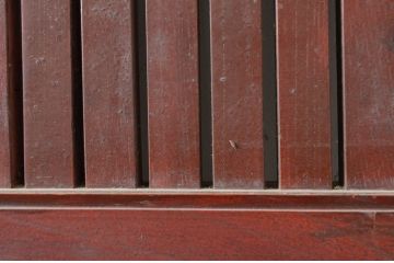 アンティーク建具　上手物!!　北陸産　総欅(ケヤキ)材　古い木味や金具が時代の流れを感じる格子蔵戸1枚(格子戸、引き戸、玄関戸)(R-081037)