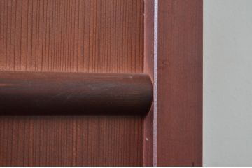 アンティーク建具　長い歴史を刻んだ風合いが魅力的な扉1枚(ドア、板戸、舞良戸、まいらど)(R-081047)