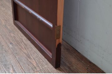 アンティーク建具　長い歴史を刻んだ風合いが魅力的な扉1枚(ドア、板戸、舞良戸、まいらど)(R-081047)