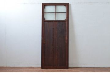 アンティーク建具　デザインが魅力的!古い数奇屋の和風引き戸1枚(ガラス戸、建具)(R-081048)
