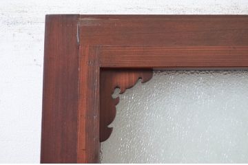 アンティーク建具　デザインが魅力的!古い数奇屋の和風引き戸1枚(ガラス戸、建具)(R-081048)