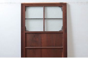 アンティーク建具　デザインが魅力的!古い数奇屋の和風引き戸1枚(ガラス戸、建具)(R-081048)