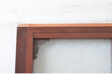 アンティーク建具　デザインが魅力的!古い数奇屋の和風引き戸1枚(ガラス戸、建具)(R-081048)
