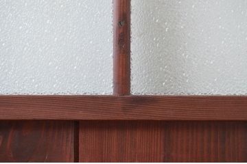 アンティーク建具　デザインが魅力的!古い数奇屋の和風引き戸1枚(ガラス戸、建具)(R-081048)