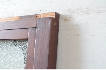 アンティーク建具　デザインが魅力的!古い数奇屋の和風引き戸1枚(ガラス戸、建具)(R-081048)