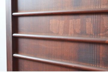 アンティーク建具　落ち着きのある色合いが魅力の舞良戸扉1枚(ドア、まいらど、板戸)(R-081060)