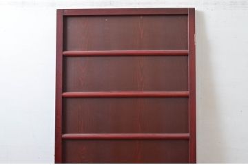 アンティーク建具　上質な和の空間を演出する舞良戸扉1枚(ドア、まいらど、板戸)(R-081062)