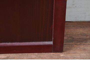 アンティーク建具　上質な和の空間を演出する舞良戸扉1枚(ドア、まいらど、板戸)(R-081062)